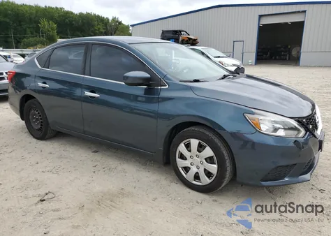 2016 Nissan Sentra S из США, поврежденный, VIN 3N1AB7AP4GY321514